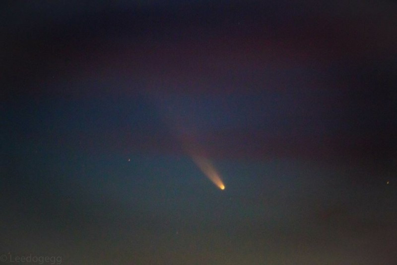 彗星劃過花蓮海岸沿線上空攝影愛好者幸運 摘星 生活 自由時報電子報