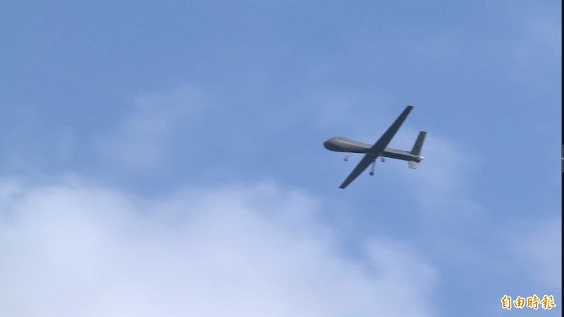 「騰雲」無人機在空中飛行的英姿。(資料照) 「騰雲」無人機在空中飛行的英姿。(資料照)