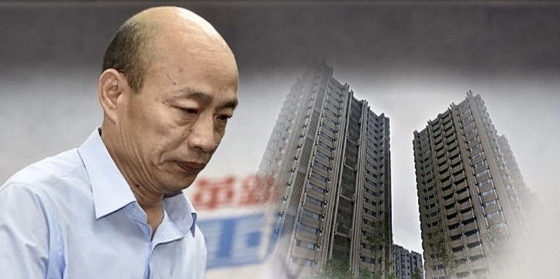 韓國瑜表示，自己是向銀行貸款才購入豪宅，黃帝穎質疑，韓是用什麼辦法，在失業10年的情況下讓銀行拿出錢。（資料照，Google街景圖，本報合成）