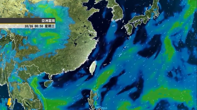 受東北風影響，今日北台灣高溫降到27度，明後天將更濕涼，預估今明清晨夜晚的低溫有機會降到21-23度，要到週四冷空氣才會稍微減弱。（圖擷自《天氣風險 WeatherRisk》臉書）