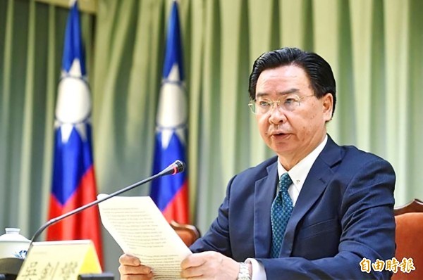 Minister of Foreign Affairs Joseph Wu is pictured at the ministry in Taipei in an undated photograph.
Photo: Fang Pin-chao, Taipei Times Minister of Foreign Affairs Joseph Wu is pictured at the ministry in Taipei in an undated photograph.
Photo: Fang Pin-chao, Taipei Times