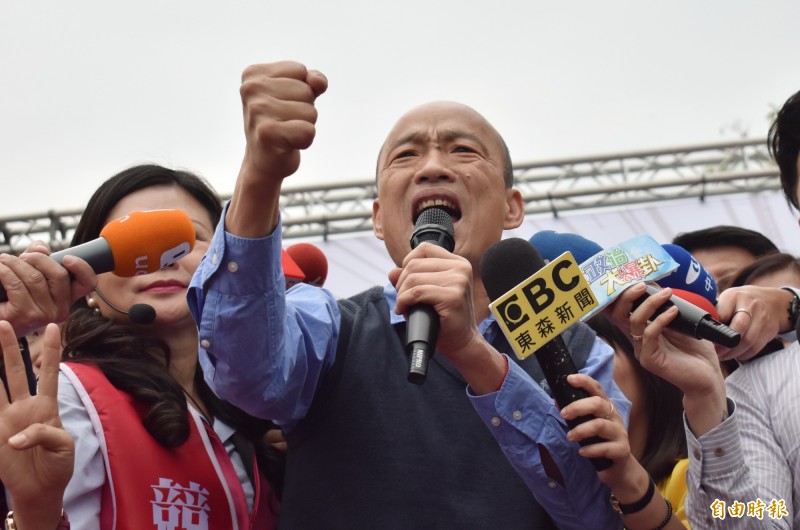 高雄市長韓國瑜。(資料照) 高雄市長韓國瑜。(資料照)