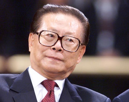 中共前領導人江澤民。（圖擷取自網路維基百科）