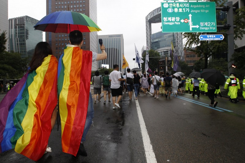 南韓民調顯示，反對同性戀的南韓人首度跌破50％。（歐新社）