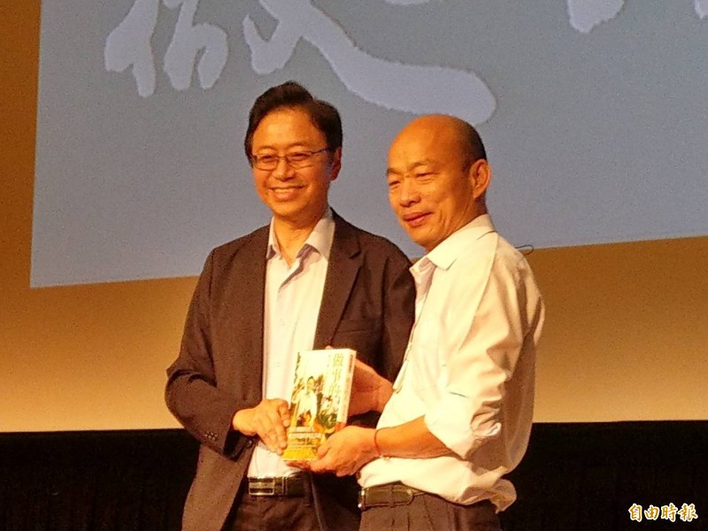 高雄市長韓國瑜參選總統，找前行政院長張善政擔任國政顧問團總召。（資料照）