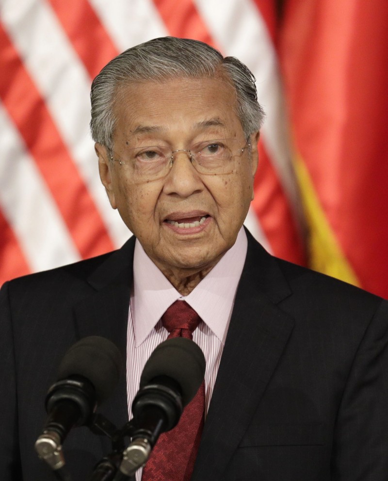 馬來西亞首相馬哈地（Mahathir Mohamad）去年9月亦曾公開表明，馬來西亞不承認同性婚姻或LGBT的權利。（美聯社）