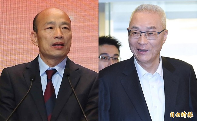 韓國瑜雖重申「2020不在我考量之內」,卻傳國民黨黨主席吳敦義仍不放棄徵召。親近吳敦義的黨內人士指出,吳、韓兩人應該有一定默契在,預計「清明節前後這段期間就會表態」。(圖合成自高雄市新聞局提供、本報資料照) 韓國瑜雖重申「2020不在我考量之內」,卻傳國民黨黨主席吳敦義仍不放棄徵召。親近吳敦義的黨內人士指出,吳、韓兩人應該有一定默契在,預計「清明節前後這段期間就會表態」。(圖合成自高雄市新聞局提供、本報資料照)