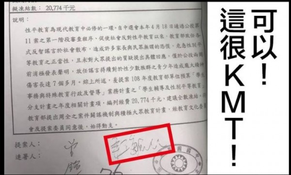 曾表態挺同的國民黨立委許毓仁,與反對性平教育的國民黨立委曾銘宗,聯手提案凍結新年度《學生輔導及性別平等教育》預算2000餘萬,網友對此狂酸「這很KMT」。(圖擷取自臉書「台灣賦格 Taiwan Fugue」) 曾表態挺同的國民黨立委許毓仁,與反對性平教育的國民黨立委曾銘宗,聯手提案凍結新年度《學生輔導及性別平等教育》預算2000餘萬,網友對此狂酸「這很KMT」。(圖擷取自臉書「台灣賦格 Taiwan Fugue」)