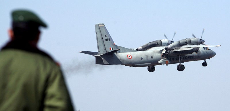 印度空軍AN-32運輸機。（路透）