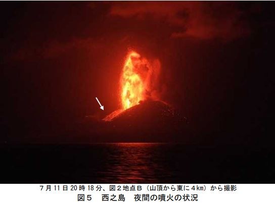 日本西之島火山又爆發 夜間熔岩震撼畫面曝光 國際 自由時報電子報