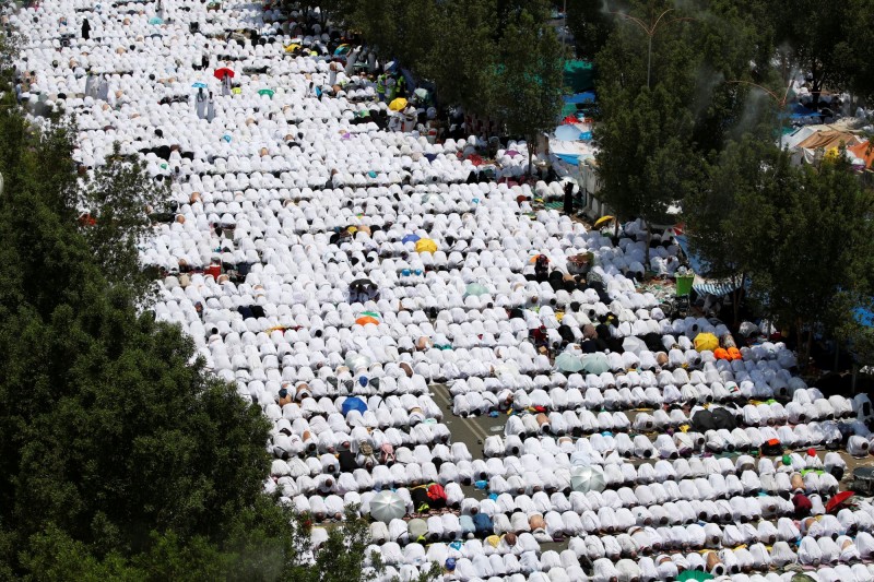 最近正逢伊斯蘭教徒1年1度的朝覲，伊斯蘭教的聖地麥加湧入了超過200萬名穆斯林。（路透）
