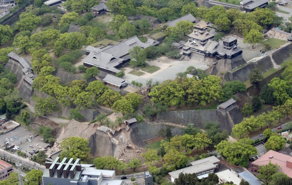 熊本城嚴重震損城內重要文化財完全倒塌 國際 自由時報電子報