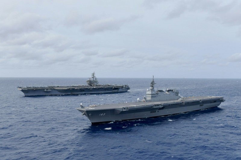 準航母 出雲號 停靠越南軍港日媒 意在南海制衡中國 國際 自由時報電子報
