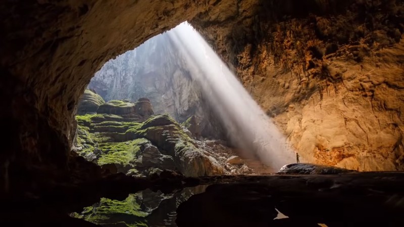 位於越南中部的山水洞是目前所知的世界最大洞穴。（擷取自YouTube）