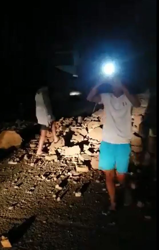 秘魯今（26）天在當地時間凌晨2點41分，發生規模8.0強震。（擷取自「BomberosPerú 」推特）