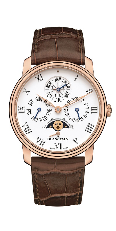 寶鉑主打錶款—8日鍊萬年曆腕錶