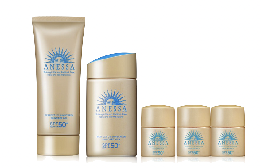 夏日推薦SHISEIDO「安耐曬金鑽水透妍妝防曬組」價值1,740元，特價1,566元，限量15組。