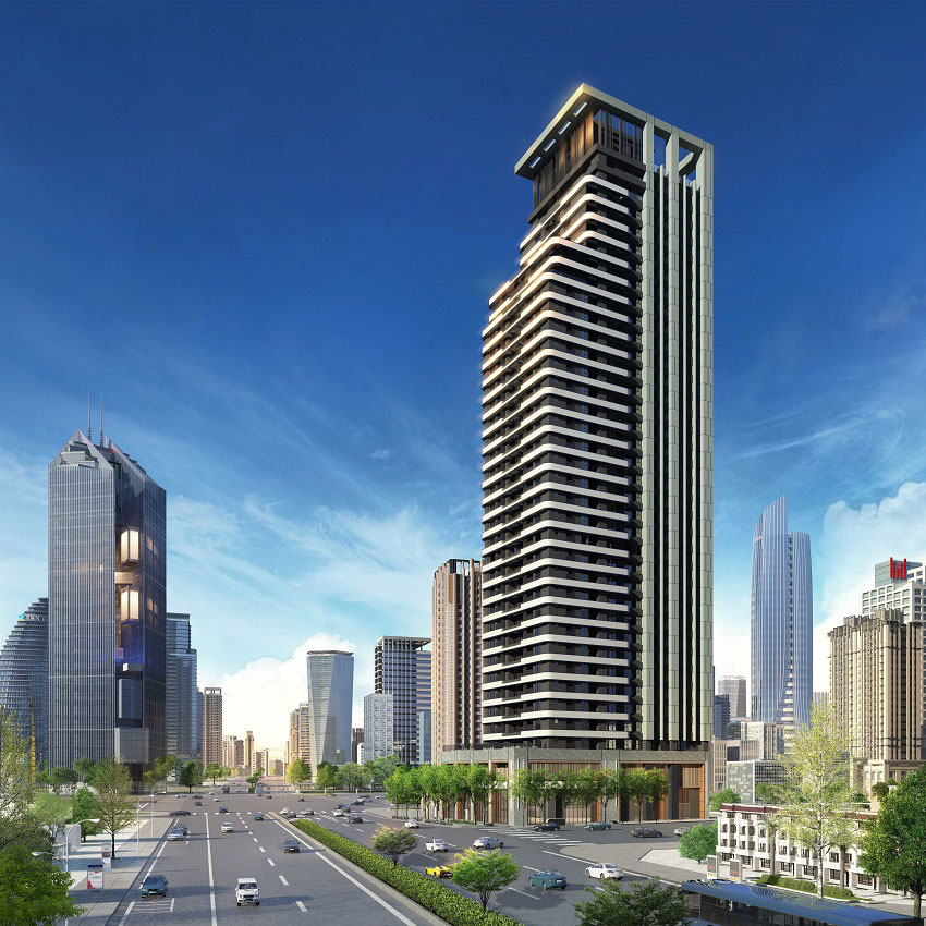 「市政新銳」鄰台中之鑽，是進可攻、退可守的置產標的。（圖為3D示意圖）