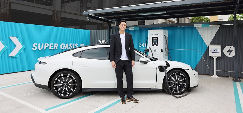 EVOASIS建全台最大跨品牌充電站 台中南屯超級綠洲揭開序幕！