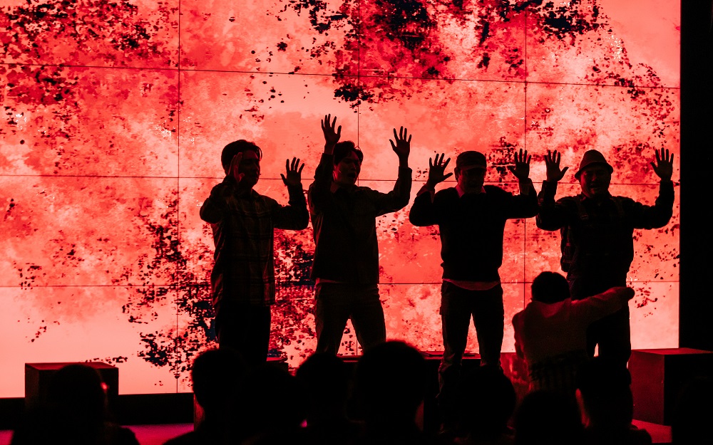 NTT+×中國信託 音樂劇人才培育工程2022年第一《手》階段讀劇畫面／照片提供：臺中國家歌劇院。