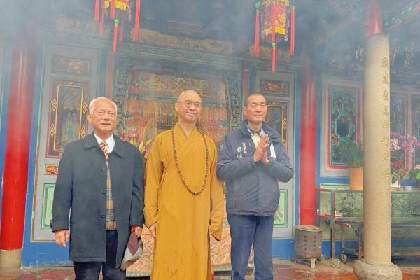 楠西萬佛寺法藏大和尚攜手北港朝天宮 百萬神知識展現宗教軟實力