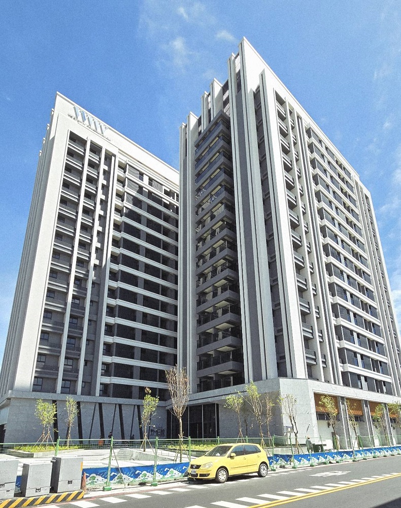 外牆磁磚能展現建築的美學恆久不變的價值。（圖片提供／晉大陶瓷）