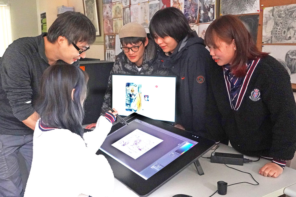 大葉大學多媒體學程打造全國首創的動漫文化商品設計課程。