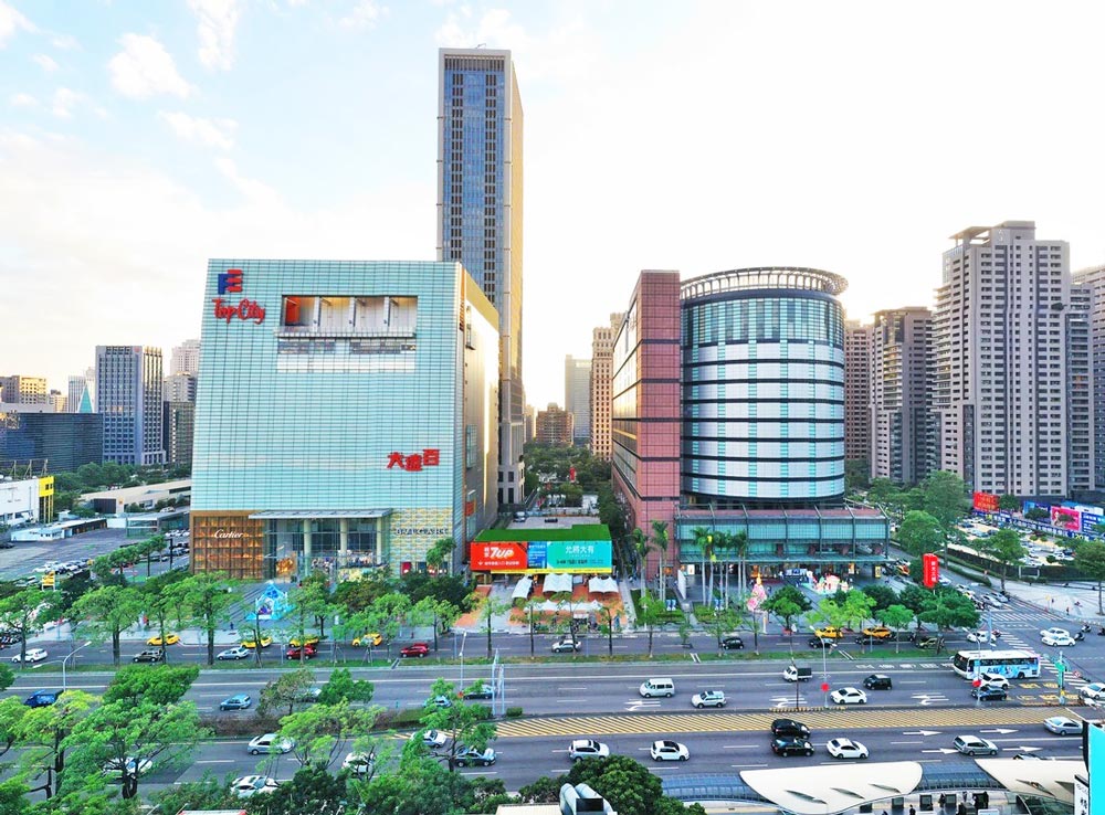 台灣大道擁交通樞紐、時尚百貨、國際飯店三大關鍵指標，頂級商辦聚落現雛型。