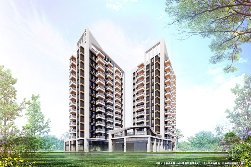 3D外觀情境示意圖，客戶提供。