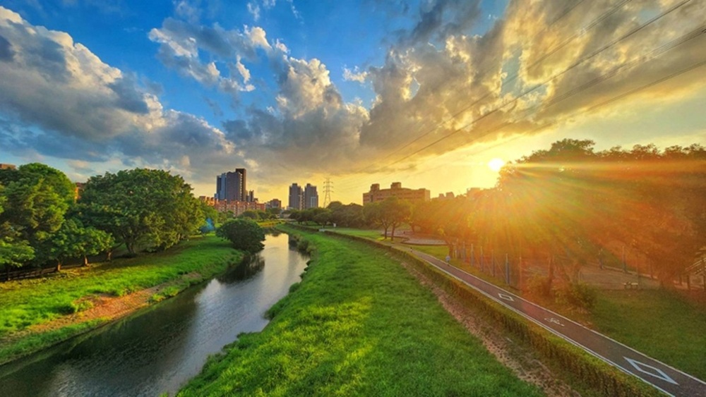 雙溪河濱公園 實景拍攝。(圖／甲桂林提供)