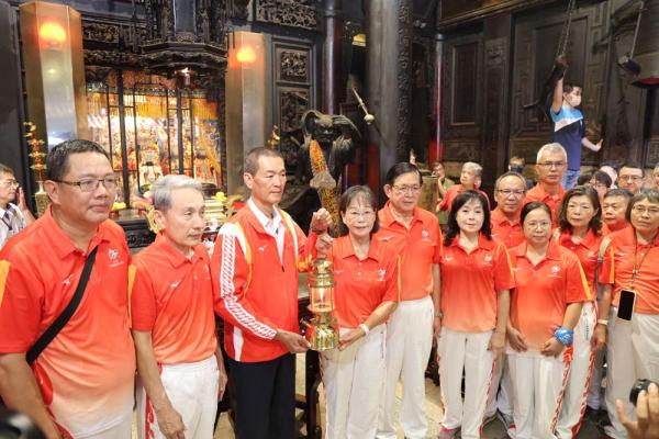 114年全國運聖火北港朝天宮取母火 祈求媽祖保佑賽事平安順利 114年全國運聖火北港朝天宮取母火 祈求媽祖保佑賽事平安順利