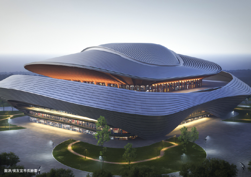 新北大巨蛋是否選址淡水，格外受到矚目。(圖片提供／霞飛廣告)