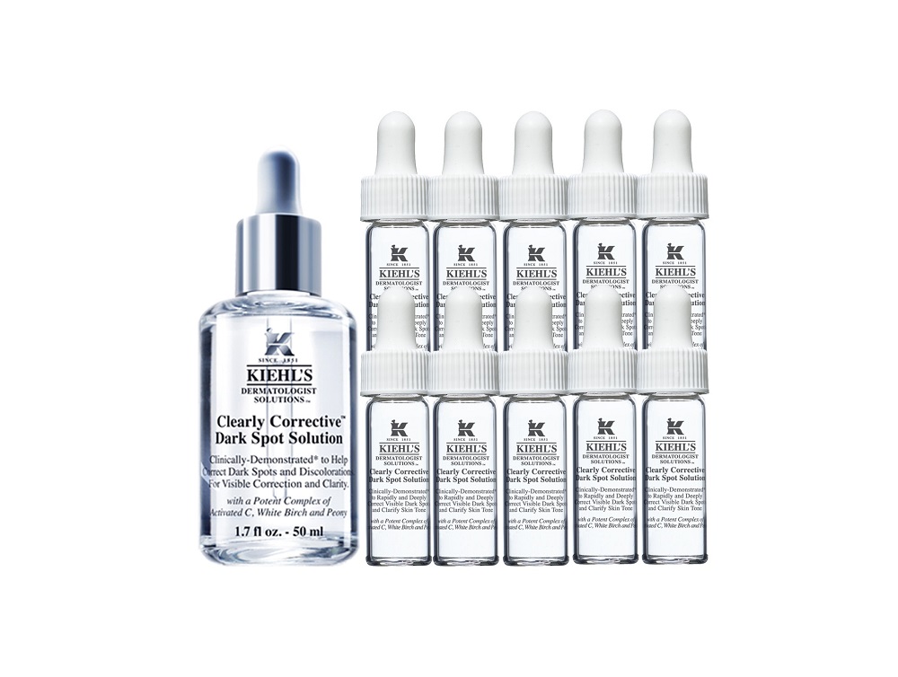 1F KIEHL_S激光極淨白淡斑精華組：原價8399元，特價3240元，3.9折。圖片來源：京站