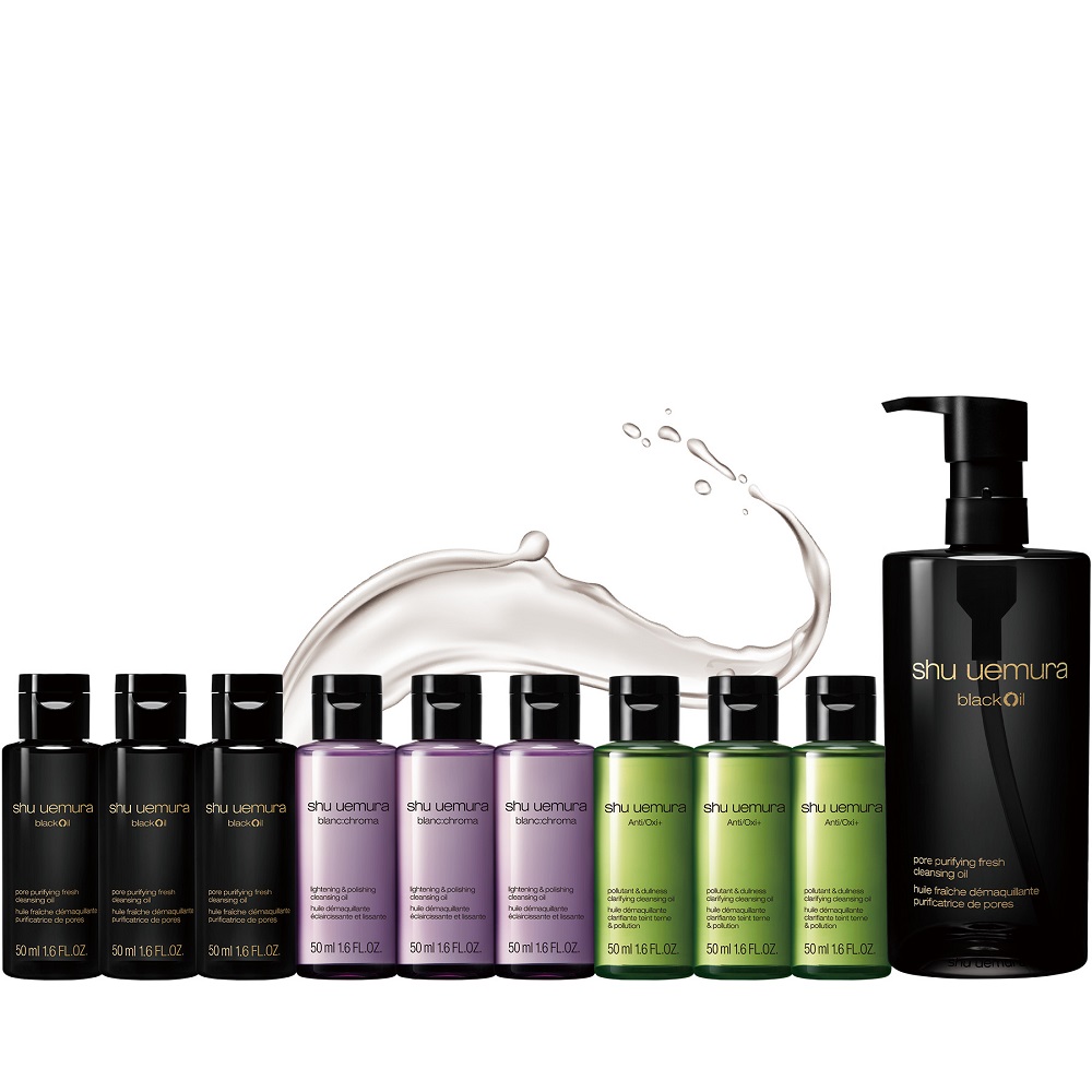 1F SHU UEMURA經典潔顏大油發燒組：原價7700元，特價2880元，3.8折。圖片來源：京站