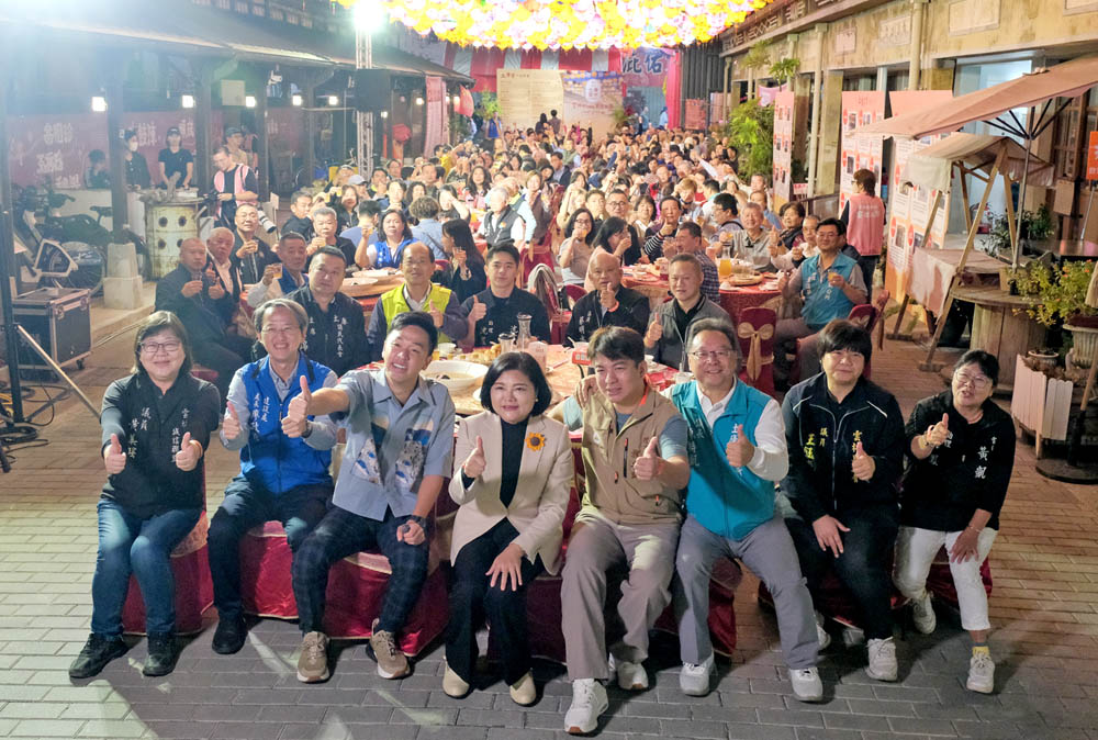 土庫宴吸引來自14個縣市美食愛好者齊聚土庫。（圖/雲林縣政府提供）