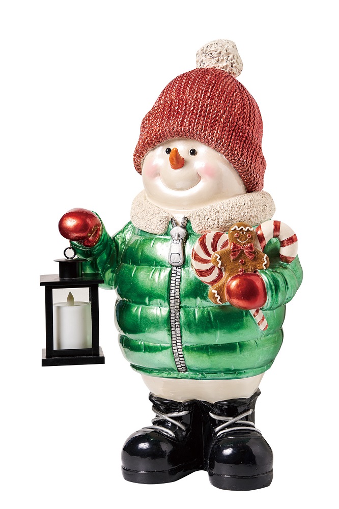 Simple Zone提燈毛帽雪人擺件，原價5020元，特價4016元。圖片來源：京站