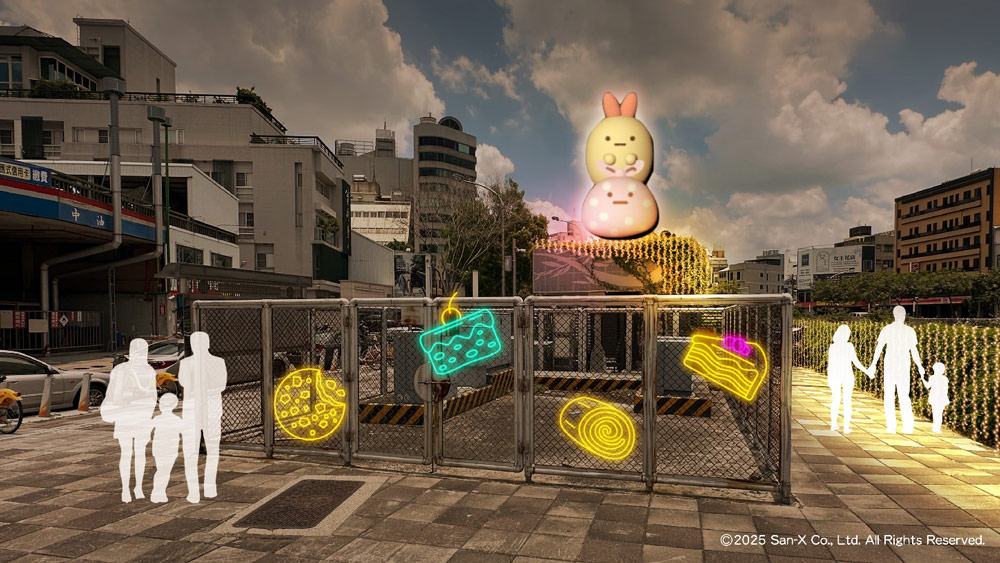 柳川沿岸聚集角落小夥伴人氣角色陪伴大家度過歡樂的耶誕假期。