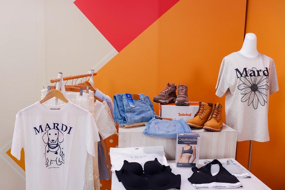韓國Mardi Mercredi、美國Timberland、Levi's、Calvin Klein 等經典品牌，選在蝦皮女王節活動檔期祭出迷人優惠。圖片來源：蝦皮