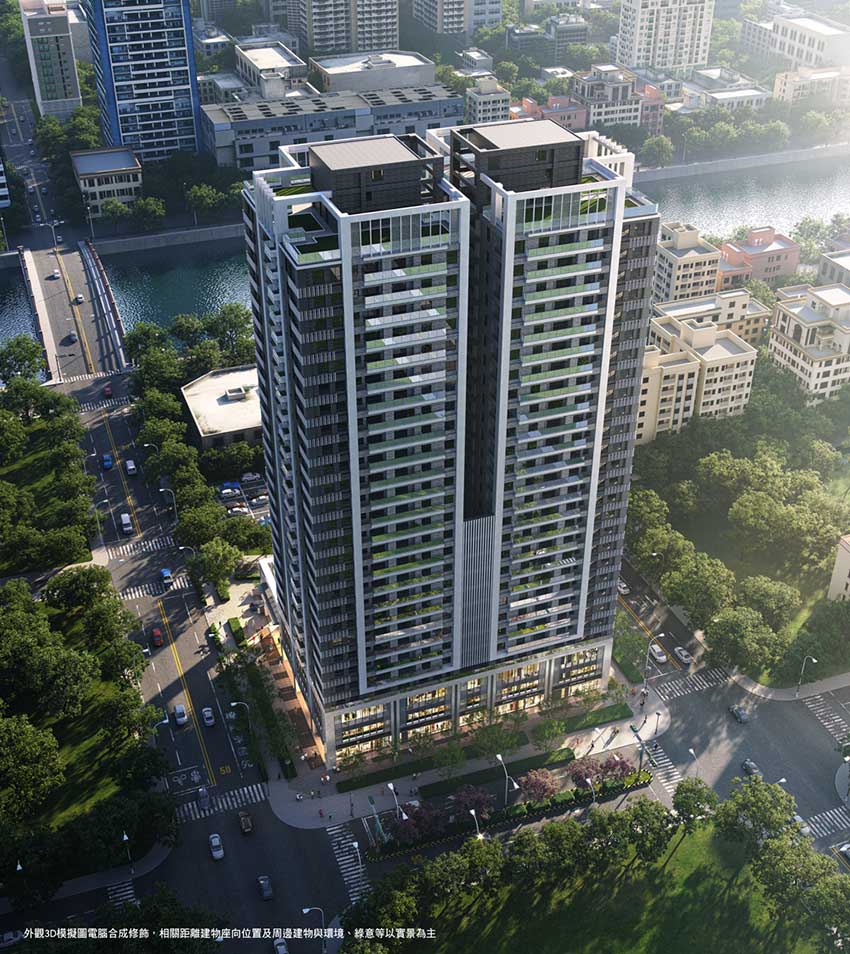 建商重兵布局星鑽特區  百慶建設領軍台南水岸豪宅新標竿