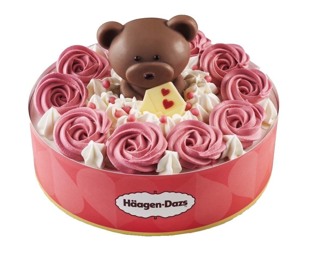 1F Haagen Dazs，熊熊蜜語蛋糕/7吋，推薦價2380元，訂購專線02-2558-5918。（圖片來源：京站）