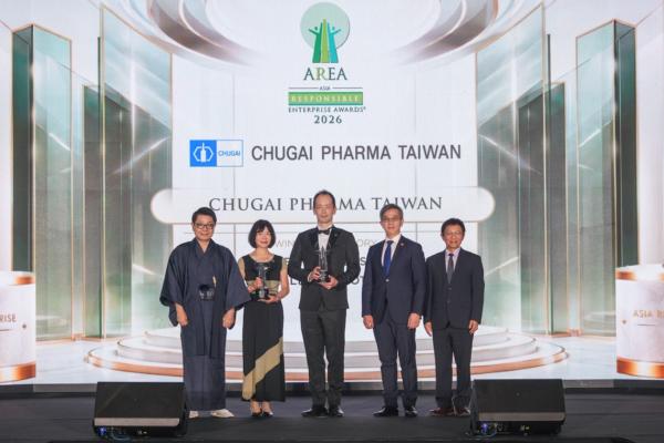 台灣中外製藥連五年榮獲亞洲企業社會責任獎 首摘「健康促進獎」