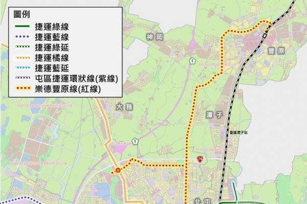 串聯台中東側黃金弧線！「屯區捷運環狀線」最新進度曝光