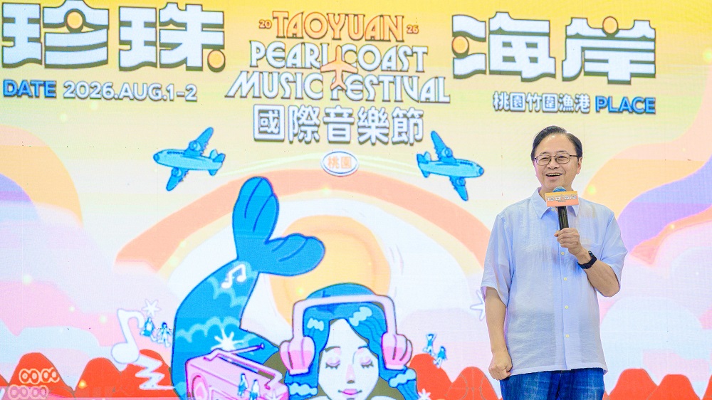 張善政市長表示，隨著地景藝術節及珍珠海岸國際音樂節接續登場，今夏桃園海岸線將更加熱鬧。（圖片來源：桃園市政府　提供）