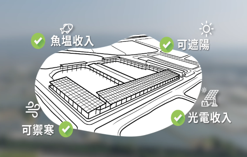 漁電共生理念融入影像呈現，展現養殖與綠能共存價值。（圖/經濟部能源署提供）