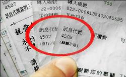 訊息代號無關職業