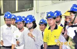 小英來訪 鄭文燦︰當總統時多給點經費