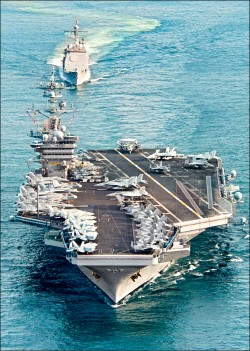 美卡爾文森號航艦 將巡弋南海