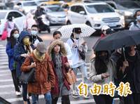 北台灣雨不停...4縣市大雨特報 新北最低溫僅13度