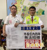 盧秀燕說65億的巨蛋年底動工?議員揭:己第5次流標......