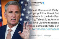 當上美國眾院議長就要訪台！麥卡錫可望1月就任 主張加強台灣軍力